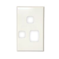 Single Power Point Vertical With Extra Switch