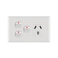 Power Point Single 2 Extra Switch