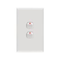Switch 2 Gang 10 Amp