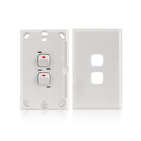 Switch 2 Gang 10 Amp