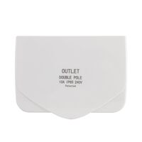 IP65 Double Pole Neon Indicated Double GPO With Lid