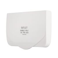 IP65 Double Pole Neon Indicated Double GPO With Lid