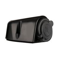 Dual USB Socket Black