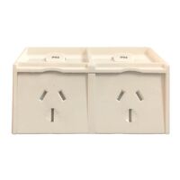 Power Point Double Weatherproof 10 Amp