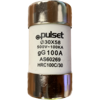 100A HRC Fuse Cartridge 30mm - HRC100C/30