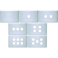 K Series 2 Gang Unloaded Switch Plates & Cover - KS/SW/UL2