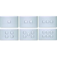 K Series 5 Gang Loaded Switch Plate - KS/SW5