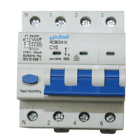 RCBO 3P+N 6KA 30ma 10amp AC Type - RCBO/410
