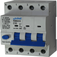 RCBO 3P+N 6KA 30ma 32amp AC Type - RCBO/432