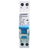 A TYPE RCBO 1P 4.5KA 30mA 20AMP - RCBOLN45/1P20A
