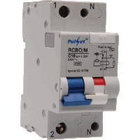 2 Pole 25Amp MCB/RCD 6KA Mechanical Combo AC Type - RCBO/25M