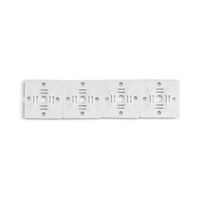 Cable Tie Adhesive Mount 28mm Square Takes 5mm Cable Ties Natural 100Pack