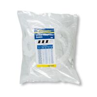 Spiral Wrap 16mm-ID  Covers 16-35mm Cable White 5m
