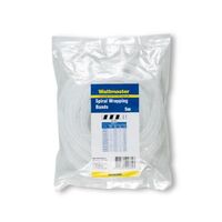 Spiral Wrap 6mm-ID Covers 5-12mm Cable White 5m
