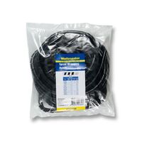 Spiral Wrap 9mm-ID Covers 8-15mm Cable Black 5m