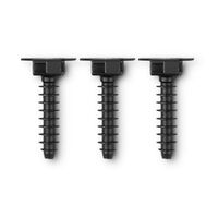 Cable Tie Holder Diameter 8mm x Length 31mm Black 50pcs