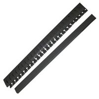 Duct Slotted Open Width 100mm x Height 100mm x Length 2m PVC Grey