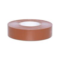 Tape Electrical PVC Width 18mm x Length 20m 0.18mm-Thick Brown