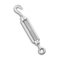 Turnbuckle Galvanised Diameter 5mm 3/16" Length 120-170mm Breaking Strength 130kg