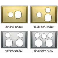 GS GPO2X Cover Plate - Gold - GS/CPGPO2X/GD