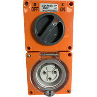 3 Pin Round Combo - 20Amp - IP/CO3PH320R