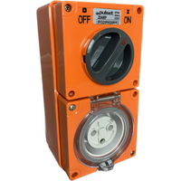 3 Pin Round Combo - 32Amp - IP/CO3PH332R