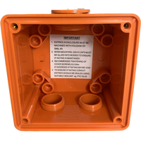 3 Phase 5 Round Pin Socket - 10Amp - RESISTIVE ORANGE - IP/SC510/RO