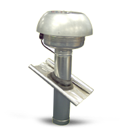 Thru Roof Supply Fan 2pole 150mm c/w Dektite
