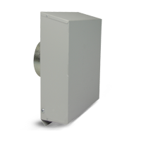 Thru Wall Exhaust Fan 2 pole 150mm