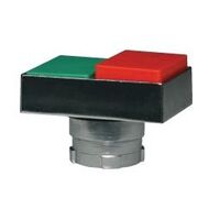 Push Button - Double Green/Red Black - PB5-ML84