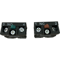 PUSH BUTTON BASE - RED NC - PB5-BE102