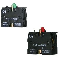 Push Button Contact- M Red - PB5-ME102