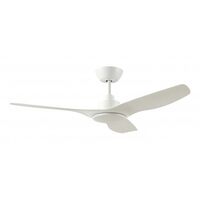 DC 3 Blade Ceiling Fan White - DC31203WHWC