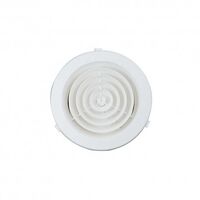 150mm Round White Jet Diffuser White - V150JD