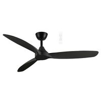 Seaforth DC 1320mm 3 ABS Blade WIFI & Remote Control Ceiling Fan Only Matt Black