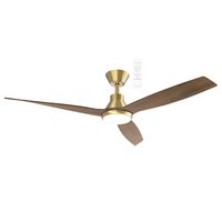 Triumph DC 1320mm 3 ABS Blade WIFI & Remote Control Ceiling Fan with Variable Dim 15w CCT LED Light Ant Bronze/Walnut