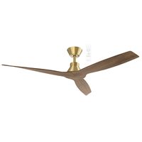 Triumph DC 1320mm 3 ABS Blade WIFI & Remote Control Ceiling Fan Only Ant Bronze/Walnut