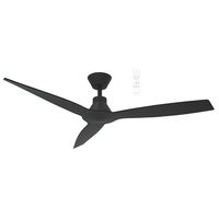 Triumph DC 1320mm 3 ABS Blade WIFI & Remote Control Ceiling Fan Only Matt Black
