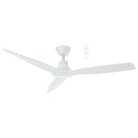 Triumph DC 1320mm 3 ABS Blade WIFI & Remote Control Ceiling Fan Only Matt White