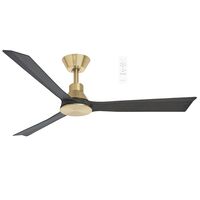 Riviera DC 1320mm 3 ABS Blade WIFI & Remote Control Ceiling Fan Only Antique Bronze/Charcoal
