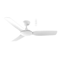 Viper DC 1220mm 3 Blade All ABS WIFI & Remote Control Ceiling Fan Only Matt White