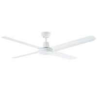Precision 1320mm 4 Blade Ceiling Fan Only White