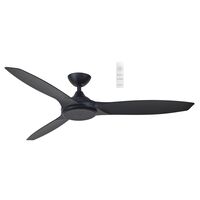Newport DC 1420mm 3 ABS Blade WIFI & Remote Control Ceiling Fan Only Matt Black