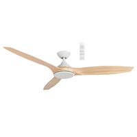 Newport DC 1420mm 3 ABS Blade WIFI & Remote Control Ceiling Fan Only White/Oak