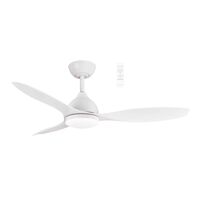 Elite DC 1220mm 3 ABS Blade WIFI & Remote Control Ceiling Fan with Variable Dim 18w CCT LED Light Matt White