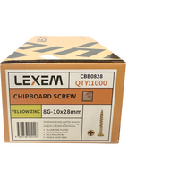 Chipboard Screws 8G-10x38mm D Hang (100pcs) - CBD0838