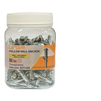 Hollow Wall Anchor 5mm-10mm 100pcs - HWAJ0510