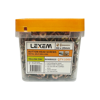 Button Head Screws 8-18x12mm PLASTIC PACK (1000pcs) - BHMB0812