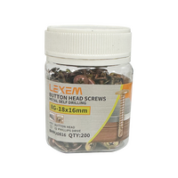 Button Head Screws 8-18x20mm JAR (200pcs) - BHMJ0820