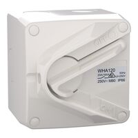 Weathershield
Switch
1-Gang, 1 Pole, 20A/16AX, 250VAC, IP66 | Resistant Grey